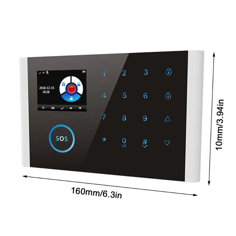 1 комплект CS108 беспроводной wifi GSM GPRS интеллектуальная система сигнализации приложение дистанционное управление RFID карта комплект для