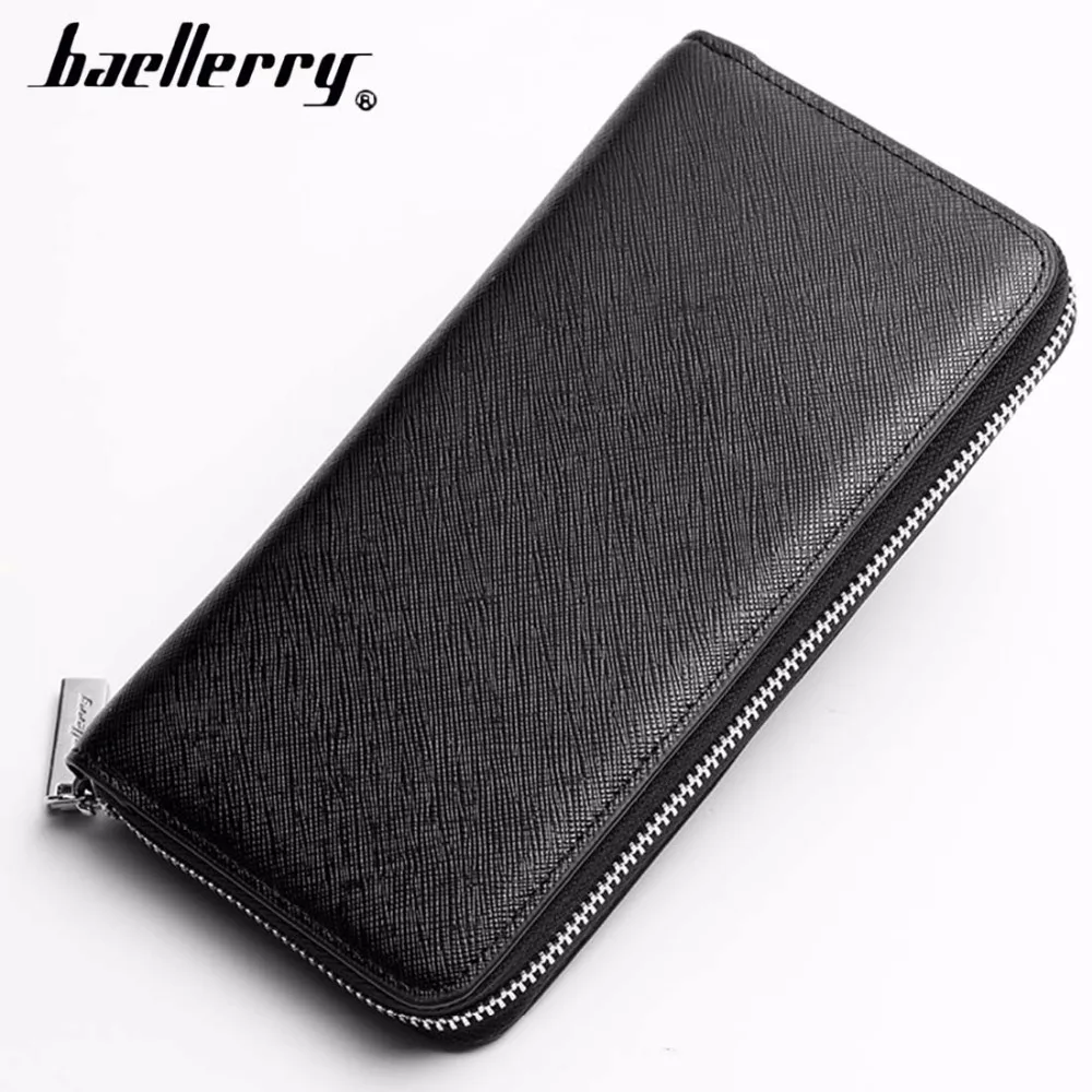 Baellerry Fshion Men Wallets Large Capacity Business Cell Phone Pocket