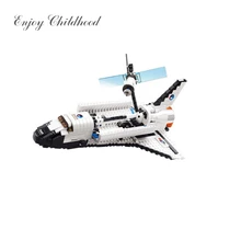 83004 космическая серия, Космический Шаттл, 630 шт, строительный блок для мальчиков, кирпичи, игрушка, рождественский подарок, Jouet Enfant LeiNGly, развивающие игрушки