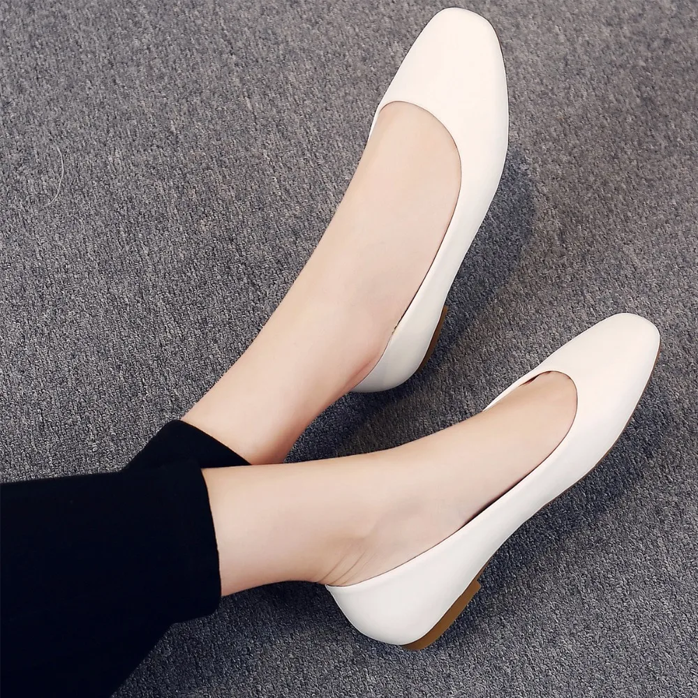 Oficina Lady Flats zapatos mujer cuadrado punta pisos mujeres trabajo Oficina Lady Flats zapatos mujer cuadrado punta pisos mujeres trabajo