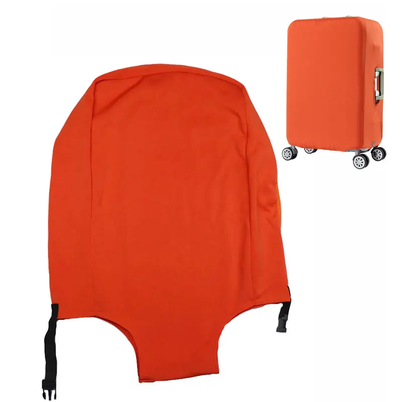 Защитный чехол для багажа TRIPNUO из эластичной ткани, Suitable18-32 дюймов, чехол на колесиках, чехол для костюма, аксессуары для путешествий - Цвет: Orange