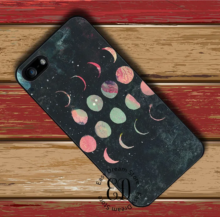 moon tumblr cover case for iphone X 4s 5 5s SE 5c 6 6s 7 8