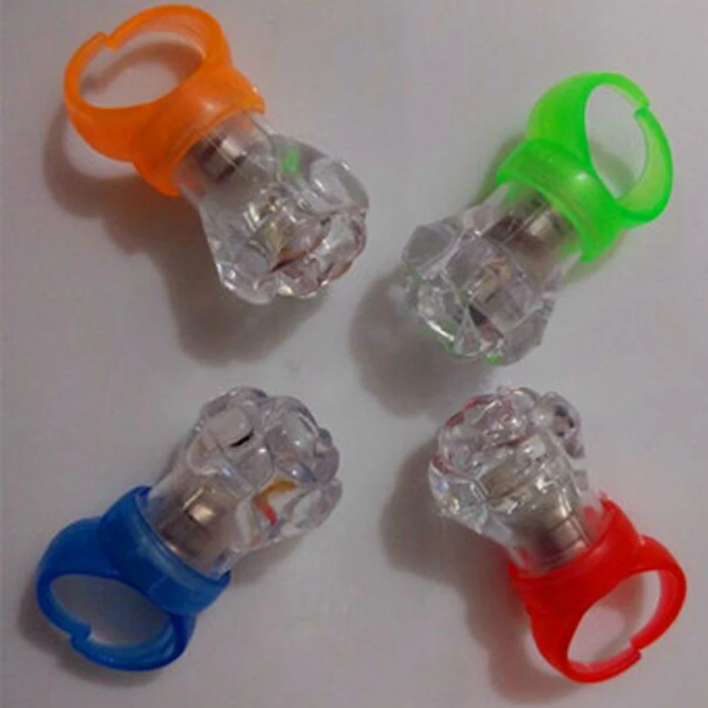 

Kids Cartoon LED Finger Ring Flashing Light Up Glowing Electronic Halloween Fun Toys Gifts for Children