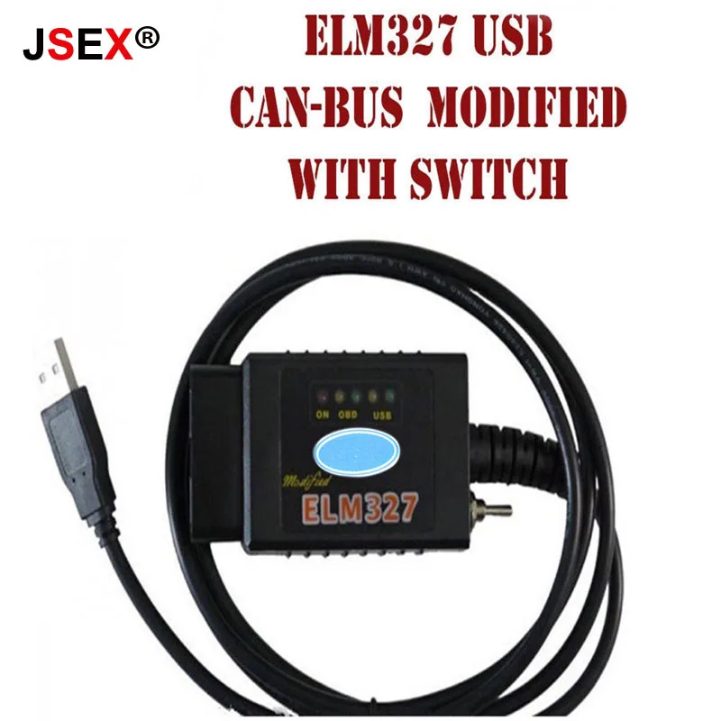 

ELM327 USB Modified Diagnostic Scanner Tool For Ford HS CAN and MS CAN For Mazda Lincoln Mercury Car OBDII OBD2 Diagnostic Tool