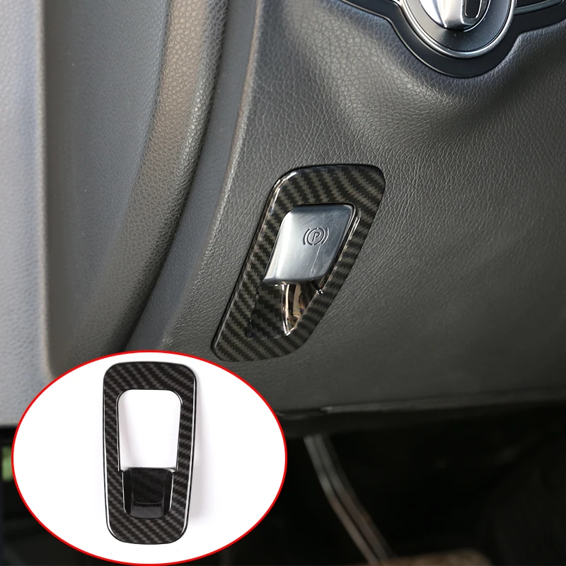 

For Mercedes Benz W213 E GLC Class C-Class W205 2015-2017 Car Accessories ABS Matte Chrome Electronic Handbrake Cover Trim Refit