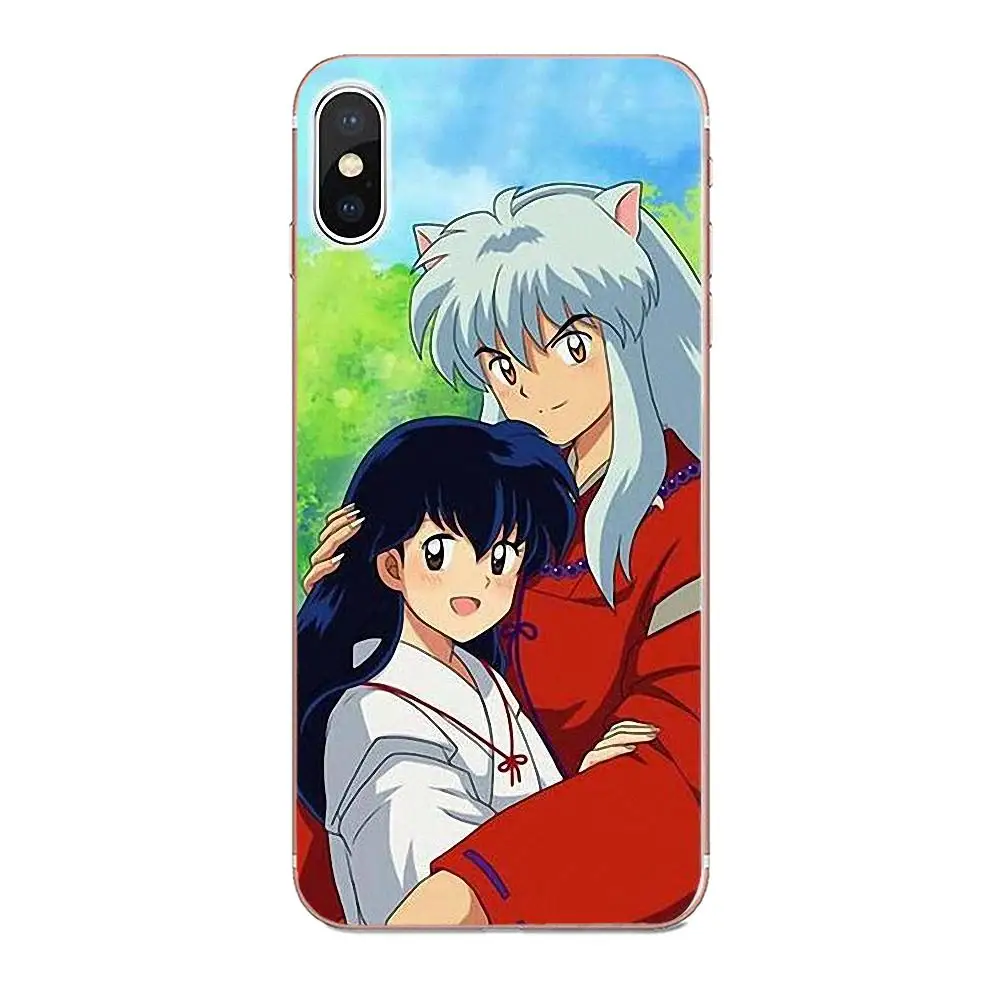 Inuyasha Япония Аниме Кагоме Мягкий ТПУ телефон Капа для Apple iPhone 4 4S 5 5C 5S SE 6 6S 7 8 Plus X XS Max