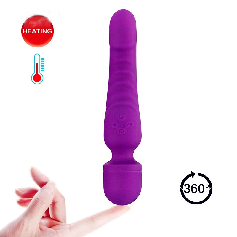 AV палочка массаж Подогрев вибратор двойное применение G Spot Стимулятор клитора