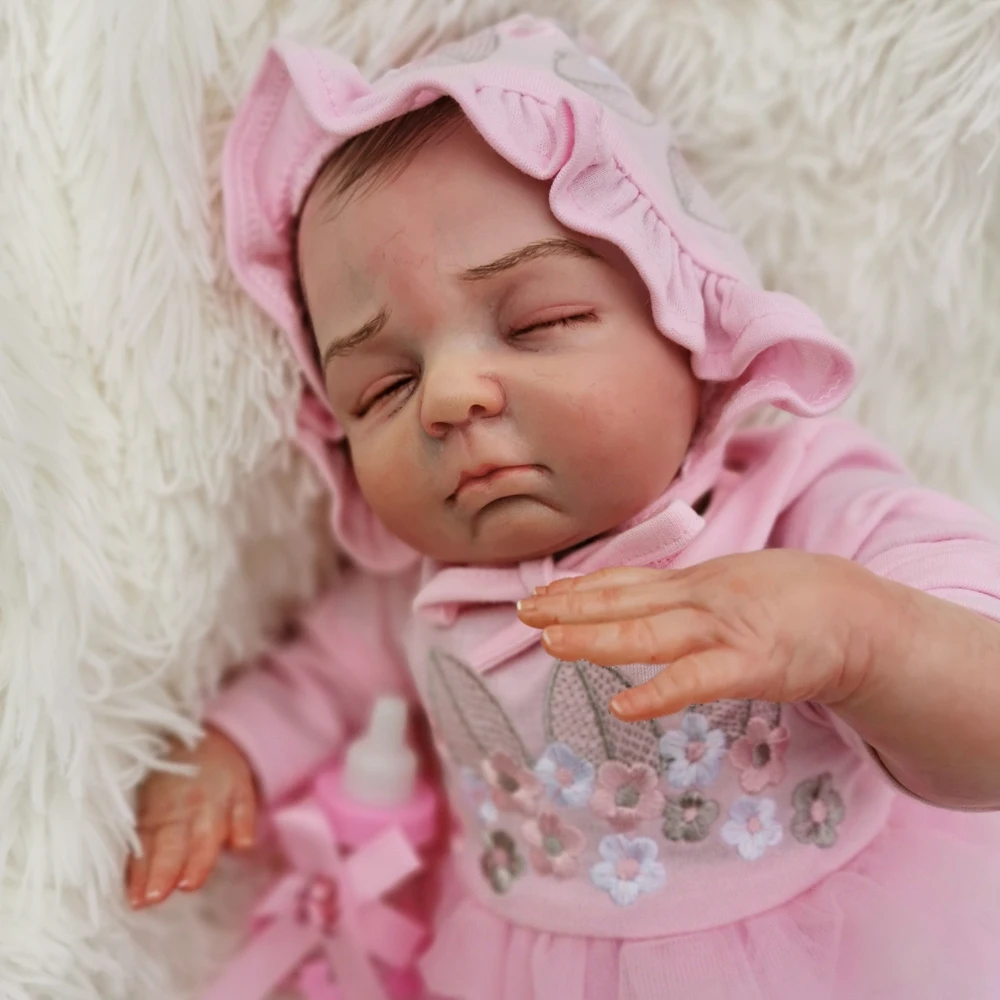 OtardDolls Reborn Baby Dolls Реалистичная богатая живопись 18 дюймов Детские куклы живые Новорожденные ребенок малыш игрушка для детей Подарки