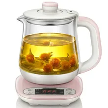 Dani Zhang 220 V 400 w Розовый 0.8L Электрический чайник нагрев поддона полностью автоматический утолщенный Стеклянный Горшок для здоровья