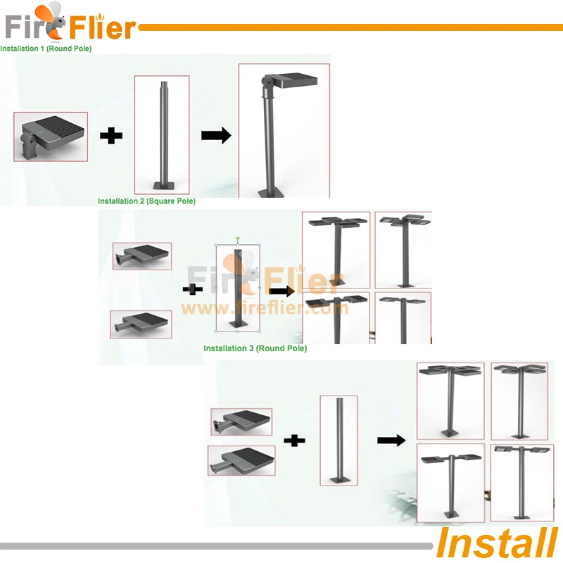 led parking light install