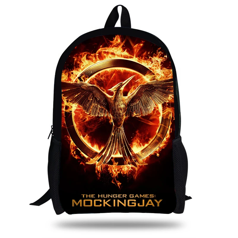 16inch Games Print Bag For Children The Hunger Games Mockingjay