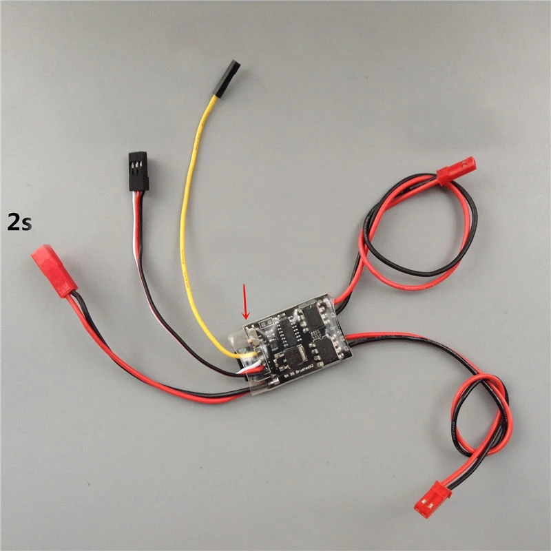 1 шт. 1.8AX2 двойной двунаправленный матовый ESC 2S Lipo ESC Регулятор скорости для 1:35 DIY 4WD автомобили/танки/лодки запчасти