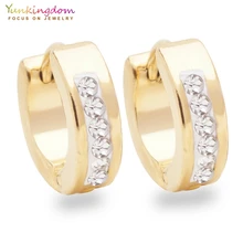 Yunkingdom, опт/розница, милые маленькие серьги из нержавеющей стали, женские серьги-кольца, новинка, ювелирные изделия UE0301