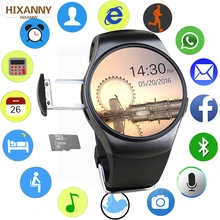 KW18 Bluetooth Смарт часы полный экран Поддержка SIM TF карты Smartwatch телефон сердечного ритма для apple gear s2 huawei xiaomi