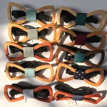 Свадебный галстук наборы ручной работы деревянный галстук-бабочка деревянный корабль модные аксессуары для него xk070