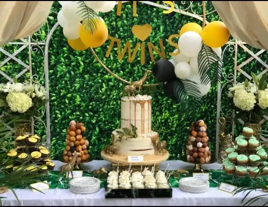 BEIPOTO фон для фотосъемки с зелеными листьями, детский душ, милый стол, украшение на первый день рождения, фото фон для свадебного душа
