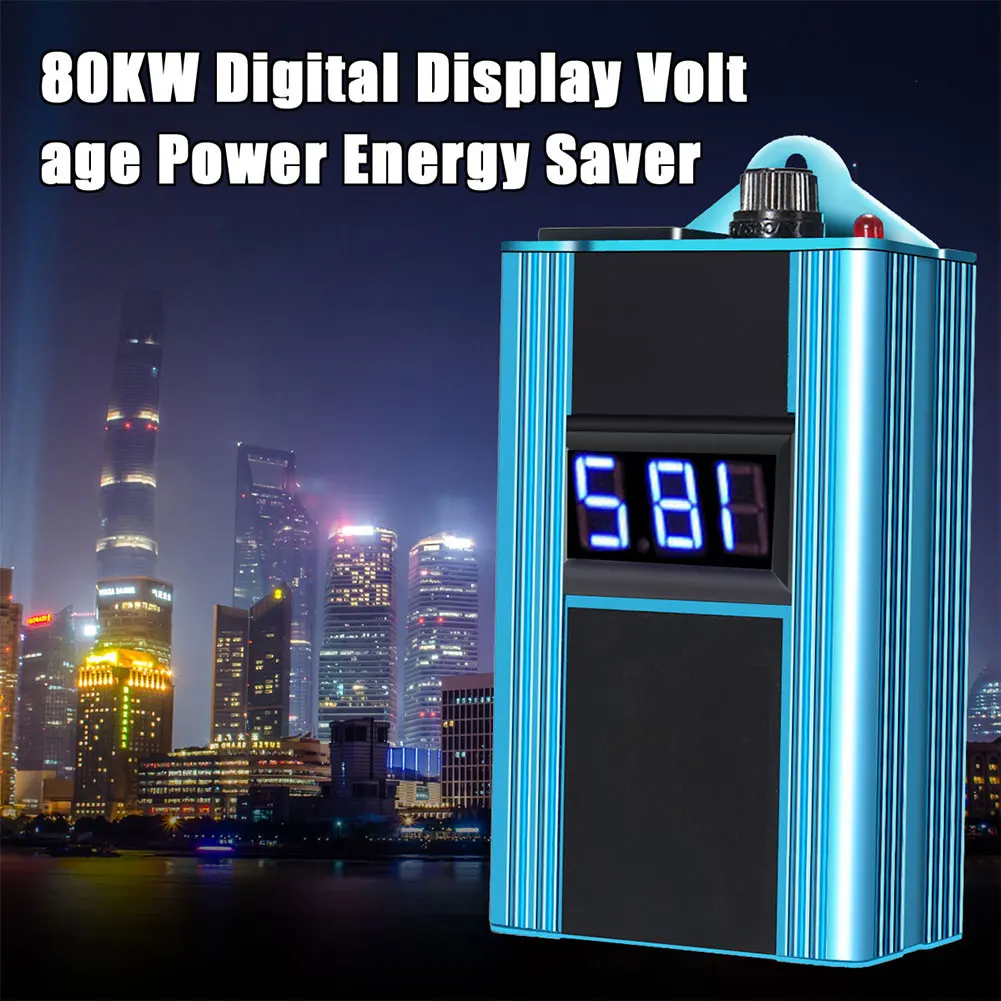 Энергосбережение 80KW 110В 220В ЖК дисплей блок экономии электроэнергии SDF
