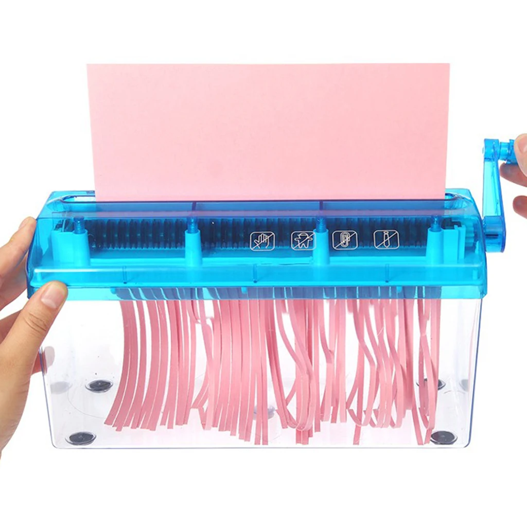 Practical Small Desktop Manual Paper Shredder Hand Cutting Tool For A6 Paper Scrapbooking Tool