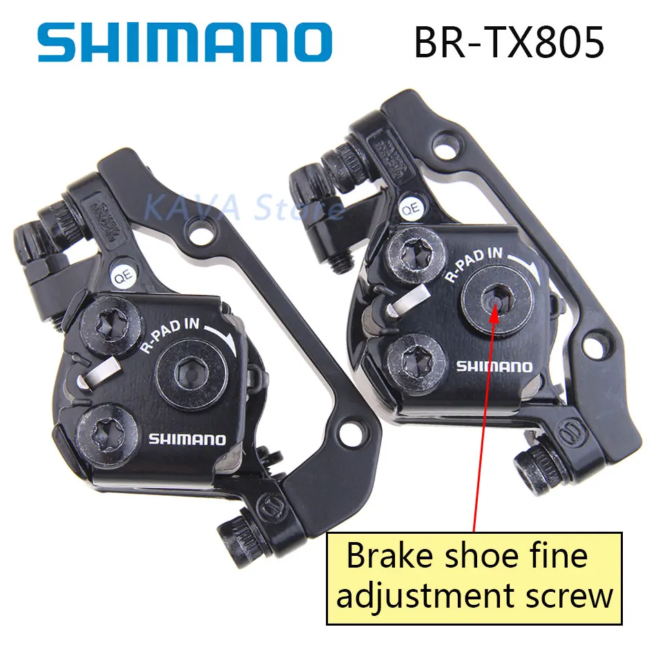 Shimano Tourney BR-TX805 Disc Brake Caliper with Resin Pads Front or Rear