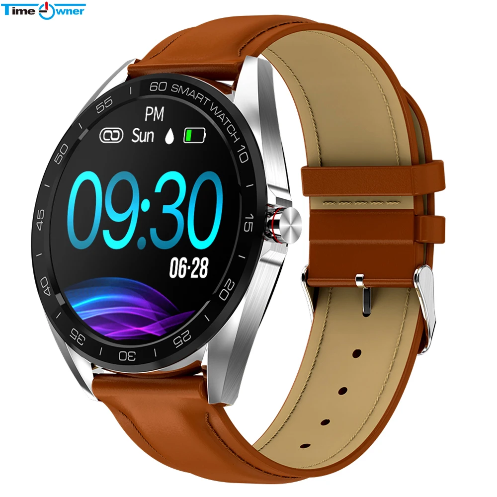 

TimeOwner K7 IP68 Waterproof Smart Watch 1.3" Full Touch Round Screen Heart Rate Sleep Monitor Sport Smartwatch Fitness Tracker
