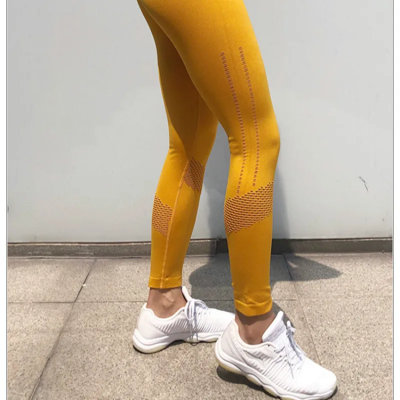 Цветные леггинсы с контролем живота, для тренировок, для спортзала, для женщин, высокая талия, для бега, для фитнеса, эластичные бесшовные спортивные штаны, XS-L