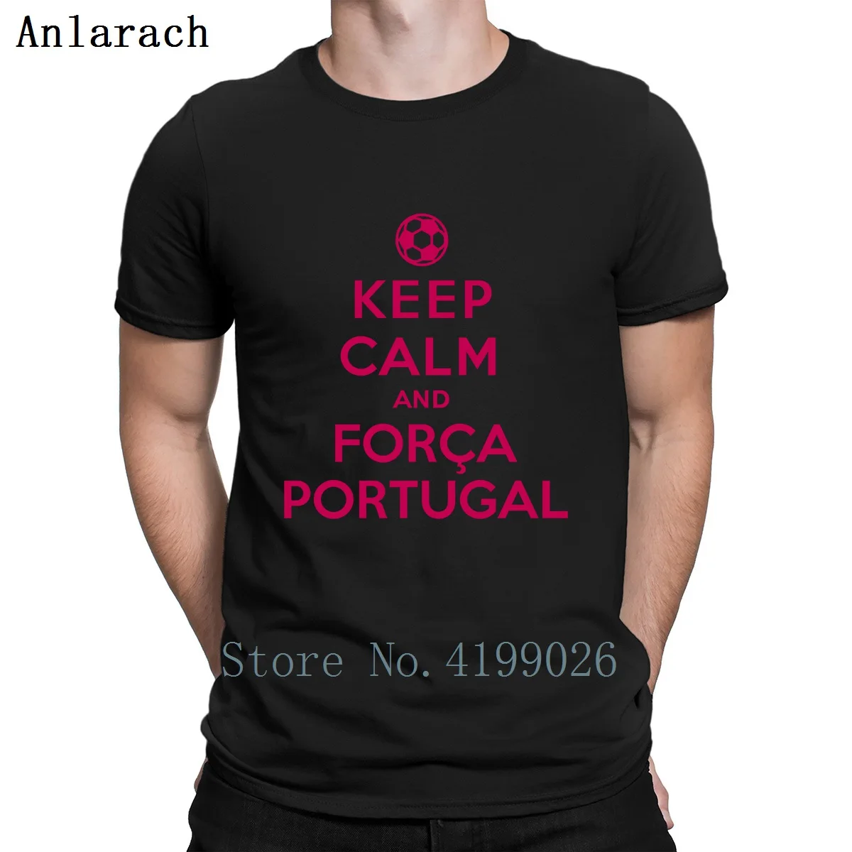 cheap Forca Portugal T Shirt Crew Neck New Branded Spring Autumn Fitness Clothing Customized Novelty Cute Streetwear Urban