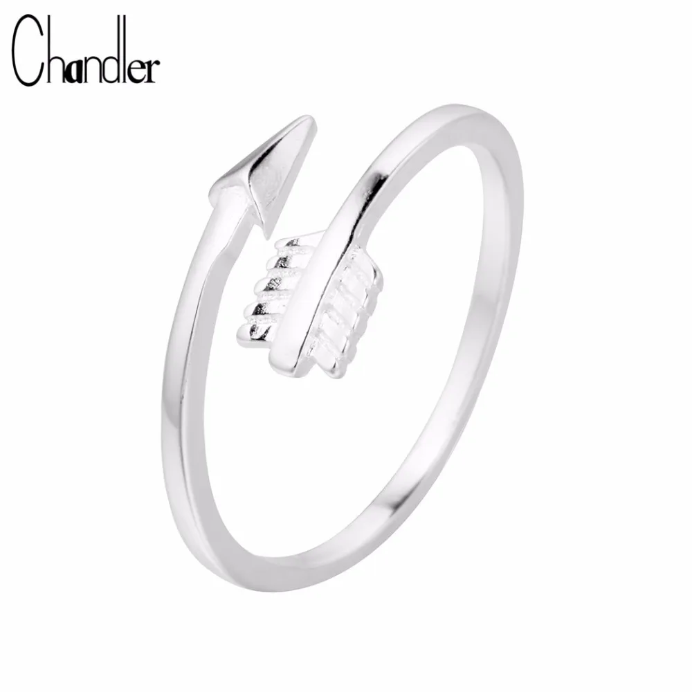 Chandler Geometry Smart Cupids Arrow Charm Wrap Rings Adjustable Minimalist Jewelry For Women Birthday Christmas Gift | Украшения и