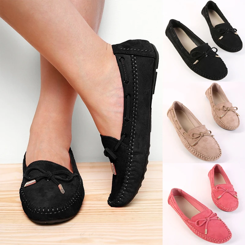 

Women Flats Shoes Slip On Casual Ladies Peas Shoes Lazy Loafers Breathable Female Espadrilles 2019 Spring Autumn Footwear P25