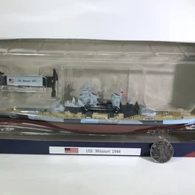 AMER 1/1000 масштаб военная модель игрушки USS Missouri 1944 линкор литой металлический военный корабль модель игрушки для коллекции, подарок, дети