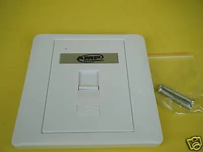 Amp Netconnect Cat5 Rj45 Wall Face Plate Socket An - Connectors ...