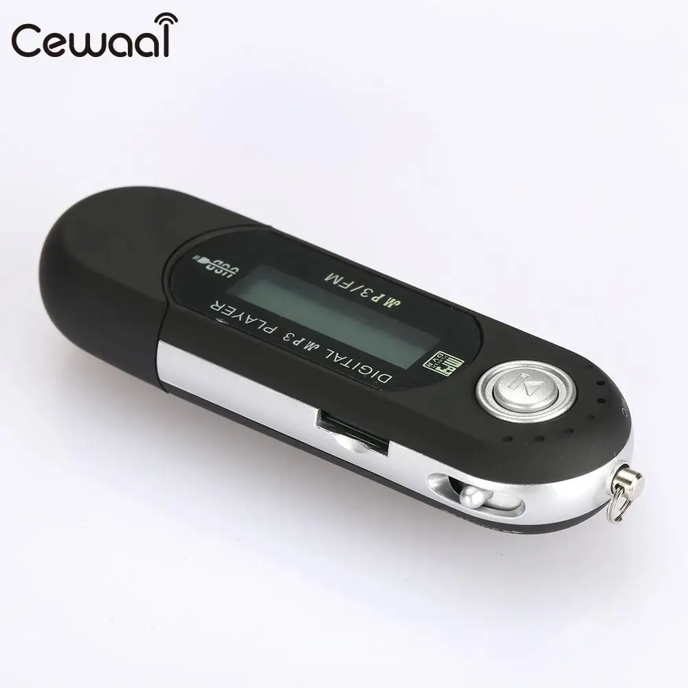 Музыкальный медиаплеер Портативный USB MP3 Спорт FM радио ABS Поддержка TF карта