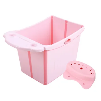 

2019 Fashion Bathing Articles for Children Bath Bucket New Folding Bathtub for Newborns Bath Bucket Bath Tub for Children Shower