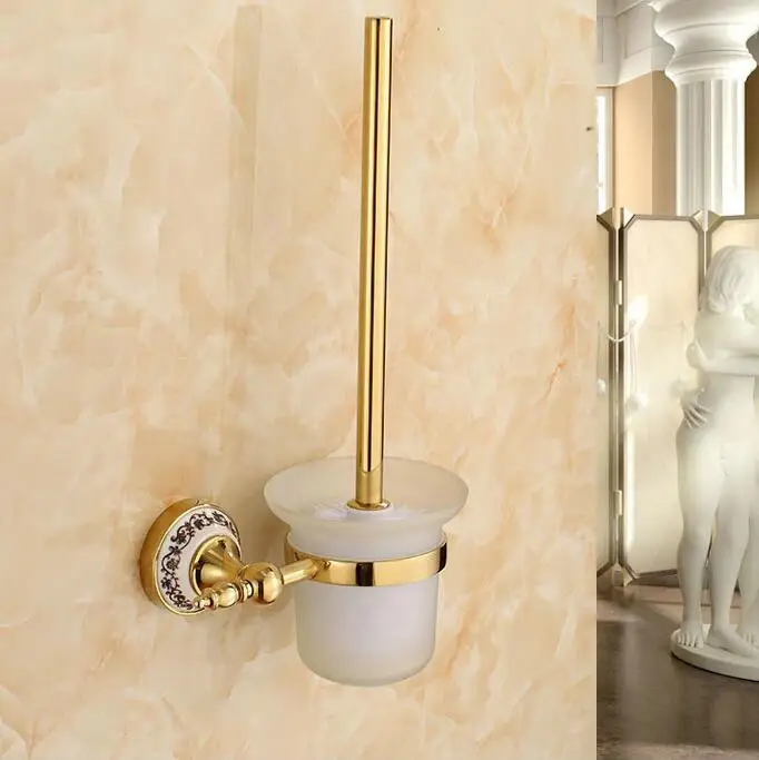 Держатель для туалетной щетки 2 цвета синий и белый цвет|toilet brush holder|gold toilet brushtoilet |