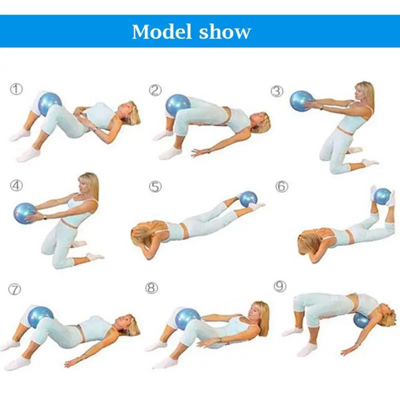 Спорт Йога шары бола Пилатес Фитнес тренажерный зал баланс фитбол упражнения тренировки Пилатес Массажный мяч 55 см