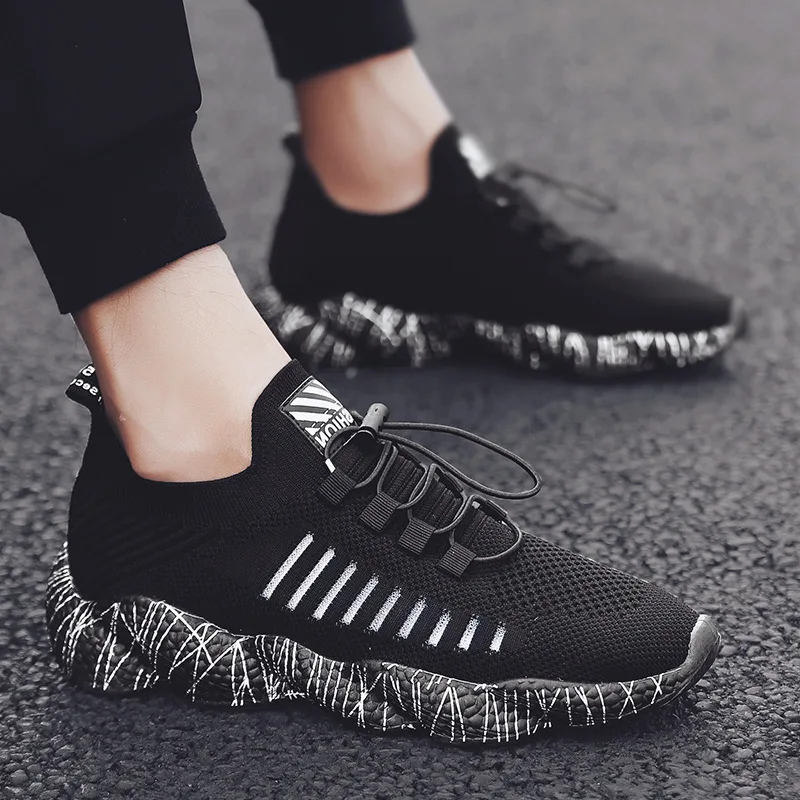 Coconut Shoe 2019 Ventilation Sneakers Set Foot Flying Socks All-match Mens Shoes Casual Leisure Time Run Shoe Scarpe Sneaker