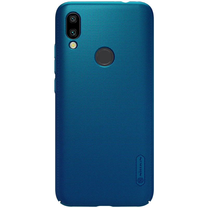 Xiaomi Redmi 7 чехол Nillkin Ультра тонкий жесткий PC задний Чехол Супер Матовый щит для Xiaomi Redmi 7 Pro Global Nilkin чехол для телефона - Цвет: Синий