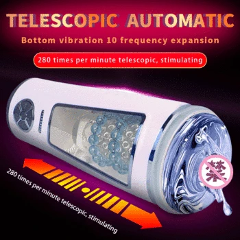 Automatic Thrusting Piston Male Masturbation Cup TPE Vagina Oral Pussy Licking Vibrator Blowjob Sucking Sex Toy For Men Sex Shop 3