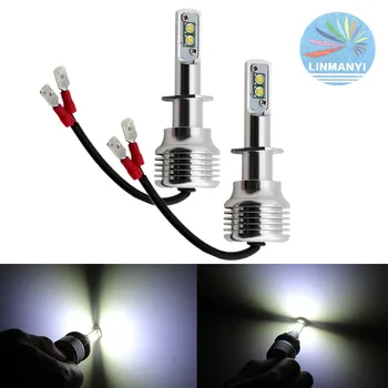 

2pcs Extreme Bright Super bright headlamps H1 40W 4-LED Emitters LED Headlights Headlight bulb Automobile Fog Light 6000 K 12000