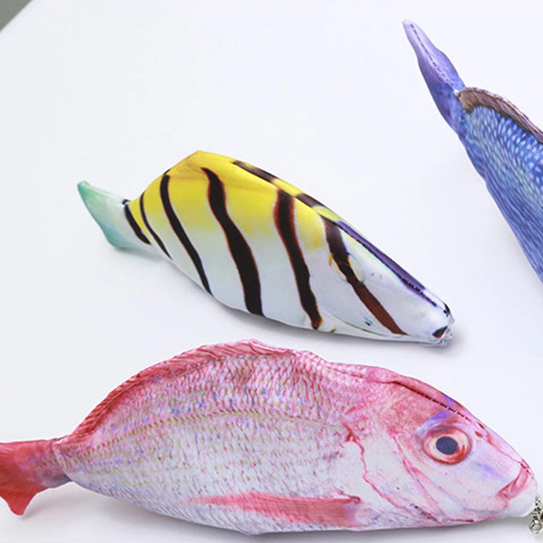 

Creative Fish Shape Pencil Case Cute Korea Style Cloth Pencils Bags School Supplies Stationery Hot Pen Box Gift