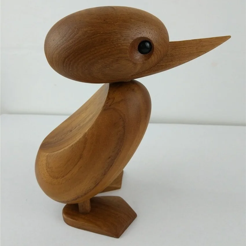 

Nordic wooden animals Promotion Mother Duck and Duckling teak/free shipping