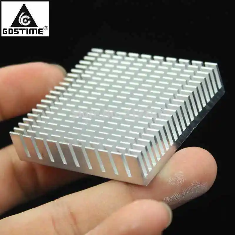 Алюминиевый радиатор теплоотвод ИС Gdstime 50mm x 48mm 11mm 50*48*11mm с лентой
