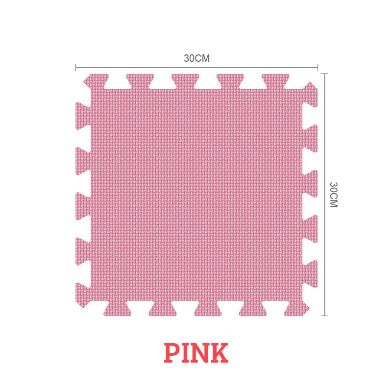 MEI QI Cool 18/24/30/Лот Детские EVA пены головоломки игровой коврик, образование и блокировка плитки/коврик/ковер(без края - Цвет: pink