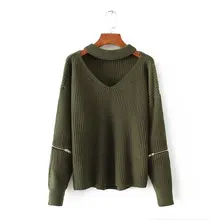 Sweater Women Autumn Knitted Pullover V Neck Long Sleeve Solid Jumper Winter Knitwear Warm Tops Streetwear Sweater Women Autumn Knitted Pullover V Neck Long Sleeve Solid Jumper Winter Knitwear Warm Tops Streetwear