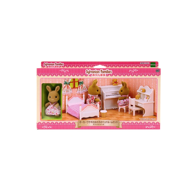 Sylvanian Family кукольный домик аксессуары для мебели сцены пианино стол кровать