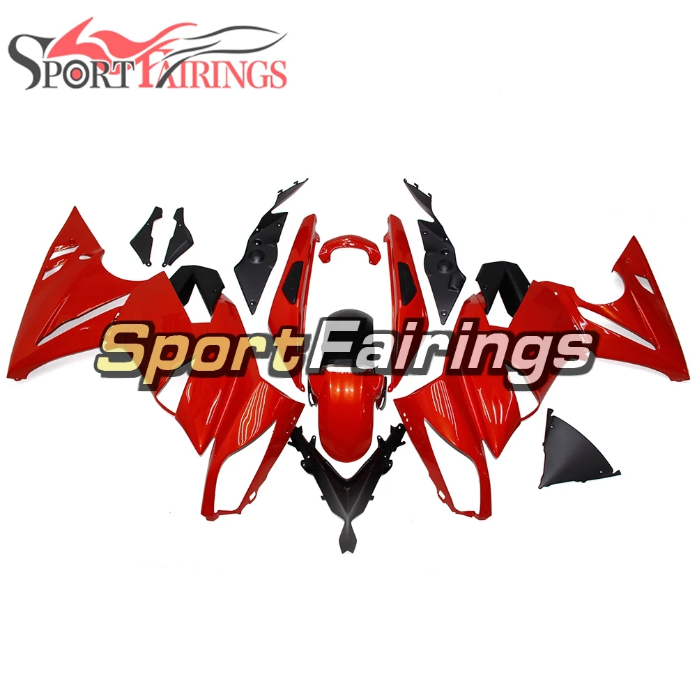 

Complete ABS Fairings For Kawasaki ER-6F Ninja 650r 09 10 11 ER6F 2009 2010 2011 ABS Plastic Motorcycle Cowling Red Black Hulls