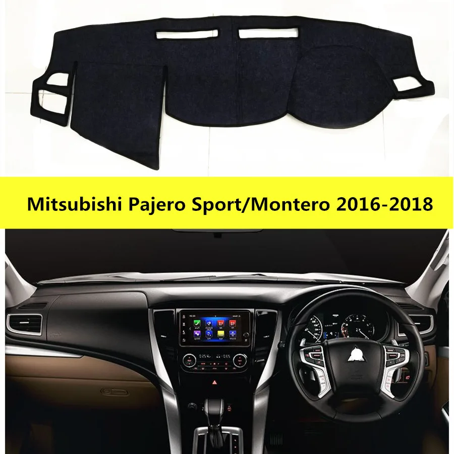 TAIJS автомобиль крышка приборной панели коврик для Mitsubishi Pajero 2016 2018 правый руль