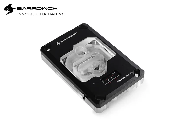 Barrowch FBLTFHA-04N-V2 Für RyzenAMD/AM4/AM3 CPU Wasser Blöcke Digital Display Temperatur Microwate
