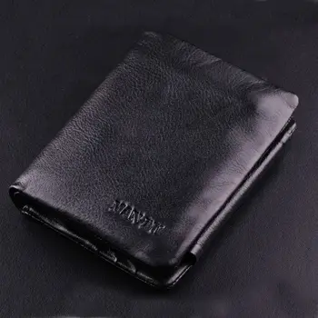 

New Men Wallet Fashion Luxury Leather Trifold Wallet Money Bag Credit Card Holder Zip Coin Purse High Quality