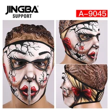 JINGBA, лидер продаж, крутая маска с черепом на Хэллоуин, теплая, ветрозащитная, Пылезащитная, маска на все лицо, лыжная маска для езды на велосипеде, cs, кепка, неопреновые маски