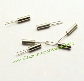 

Free shipping 1000pcs 32.768KHZ 32.768k Crystal Cylender 3*8 mm Oscillator